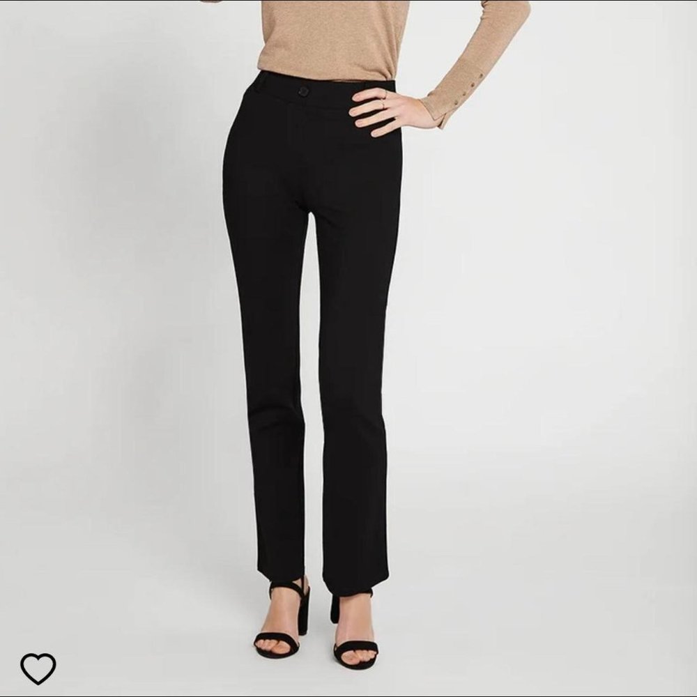 Betabrand Classic Dress Pant Yoga Pants | Straight